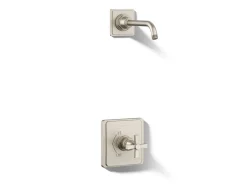 Rite-Temp® shower trim kit with cross handle, without showerhead