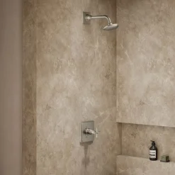 Rite-Temp® shower trim kit with cross handle, without showerhead