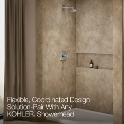Rite-Temp® shower trim kit with cross handle, without showerhead