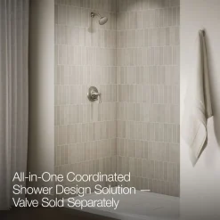 Rite-Temp® shower trim kit with push-button diverter, 1.75 gpm
