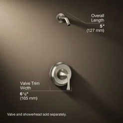 Rite-Temp® shower trim kit, without showerhead