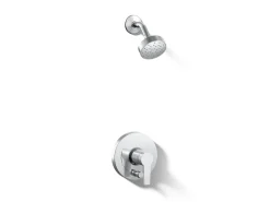 Rite-Temp® shower trim kit with push-button diverter, 2.5 gpm
