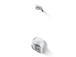 Rite-Temp® shower trim kit with push-button diverter, without showerhead