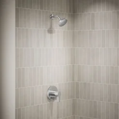Rite-Temp® shower trim kit with push-button diverter, without showerhead