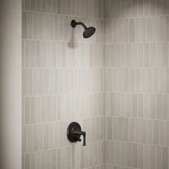 Rite-Temp® shower trim kit with push-button diverter, 2.5 gpm