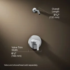 Rite-Temp® shower trim kit, without showerhead