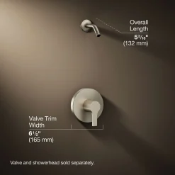 Rite-Temp® shower trim kit, without showerhead