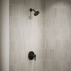 Rite-Temp® shower trim kit with push-button diverter, less showerhead