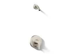 Rite-Temp® shower trim kit with push-button diverter, less showerhead