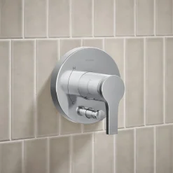 Rite-Temp® shower trim kit with push-button diverter, 2.5 gpm