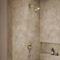 Rite-Temp® shower trim kit with cross handle, 2.5 gpm