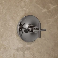 Rite-Temp® shower trim kit with cross handle, 2.5 gpm