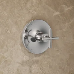 Rite-Temp® shower trim kit with cross handle, 1.75 gpm