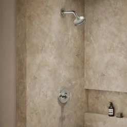 Rite-Temp® shower trim kit with cross handle, 1.75 gpm