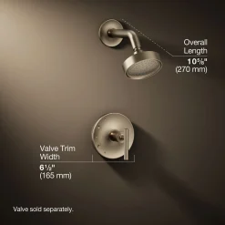 Rite-Temp® shower trim kit with lever handle, 2.5 gpm