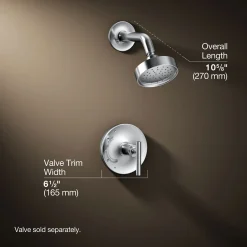 Rite-Temp® shower trim kit with lever handle, 1.75 gpm
