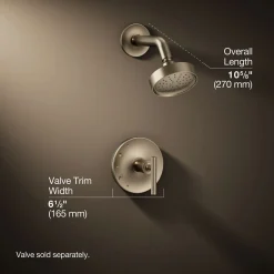 Rite-Temp® shower trim kit with lever handle, 1.75 gpm