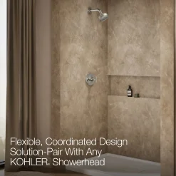 Rite-Temp® shower trim kit with cross handle, without showerhead