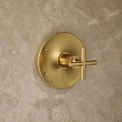 Rite-Temp® shower trim kit with cross handle, without showerhead