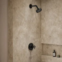 Rite-Temp® shower trim kit with cross handle, without showerhead