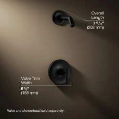 Rite-Temp® shower trim kit with lever handle, without showerhead