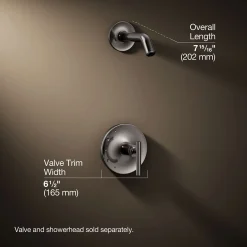 Rite-Temp® shower trim kit with lever handle, without showerhead