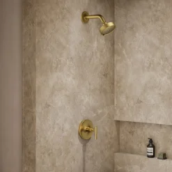 Rite-Temp® shower trim kit with lever handle, without showerhead