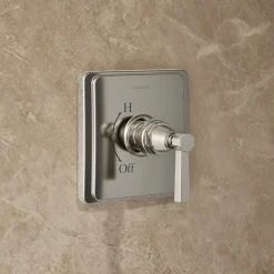 Rite-Temp® shower trim kit with lever handle, without showerhead