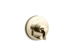 Rite-Temp® valve trim with Lever handle and diverter