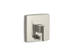 Rite-Temp® valve trim with push-button diverter