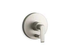 Rite-Temp® valve trim with push-button diverter