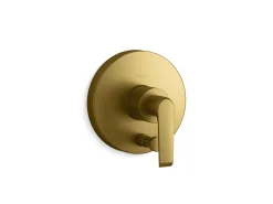 Rite-Temp® valve trim with push-button diverter