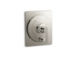 Rite-Temp® valve trim with push-button diverter