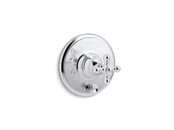 Rite-Temp® valve trim with push-button diverter and cross handle