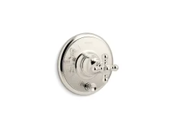 Rite-Temp® valve trim with push-button diverter and cross handle
