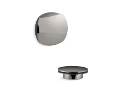 Rotary-turn bath drain trim