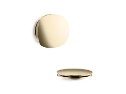 Rotary-turn bath drain trim