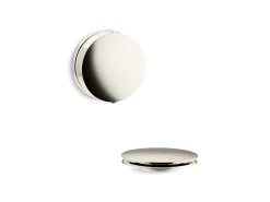 Rotary-turn bath drain trim