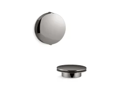 Rotary-turn bath drain trim