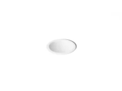13-1/4" round drop-in/undermount bathroom sink, no overflow