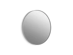 28" round framed mirror