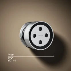 Round single-function body spray, 2.5 gpm