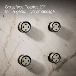 Round single-function body spray, 2.5 gpm