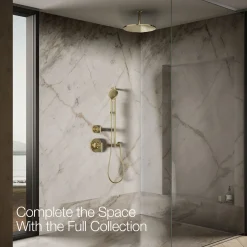 Round 14” single-function rainhead, 2.5 gpm