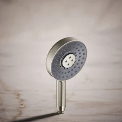 Round three-function handshower, 1.75 gpm