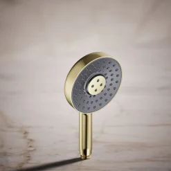 Round three-function handshower, 1.75 gpm