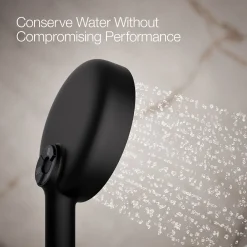 Round three-function handshower, 1.75 gpm