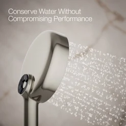 Round three-function handshower, 1.75 gpm