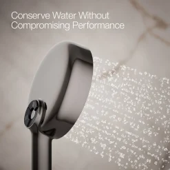 Round three-function handshower, 1.75 gpm