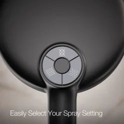Round three-function handshower, 1.75 gpm